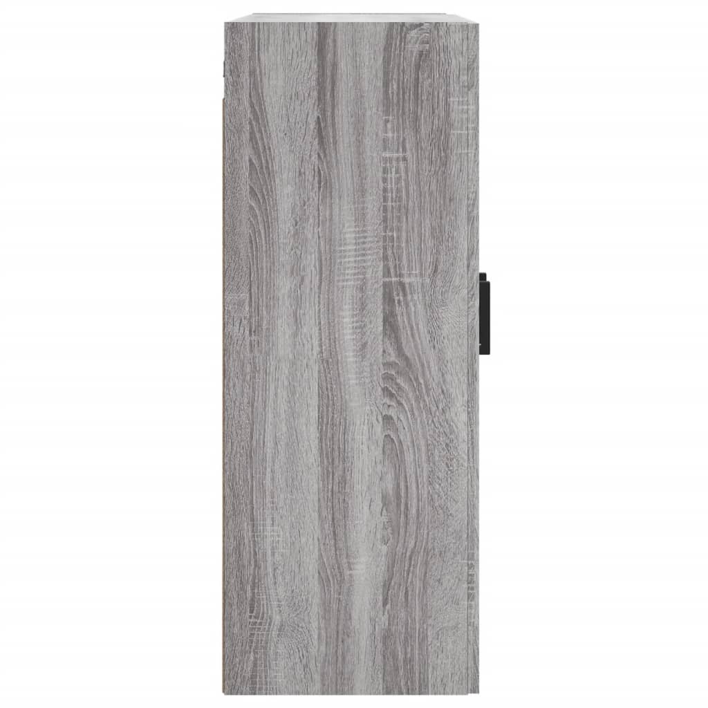 Armoire murale sonoma gris 69,5x34x90 cm bois d'ingénierie - XIOS