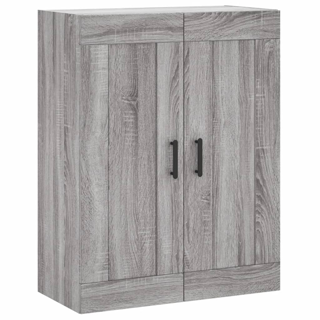 Armoire murale sonoma gris 69,5x34x90 cm bois d'ingénierie - XIOS