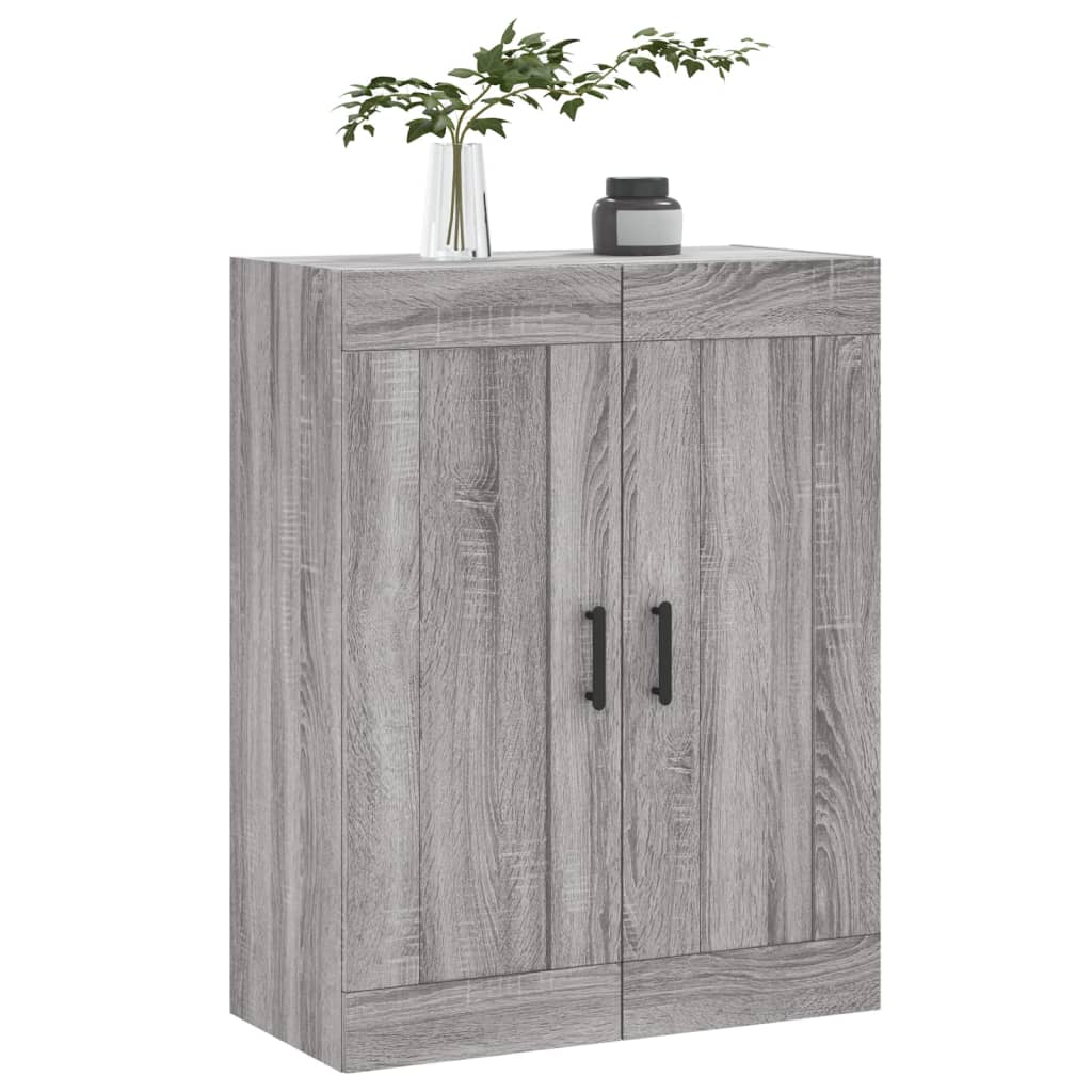 Armoire murale sonoma gris 69,5x34x90 cm bois d'ingénierie - XIOS