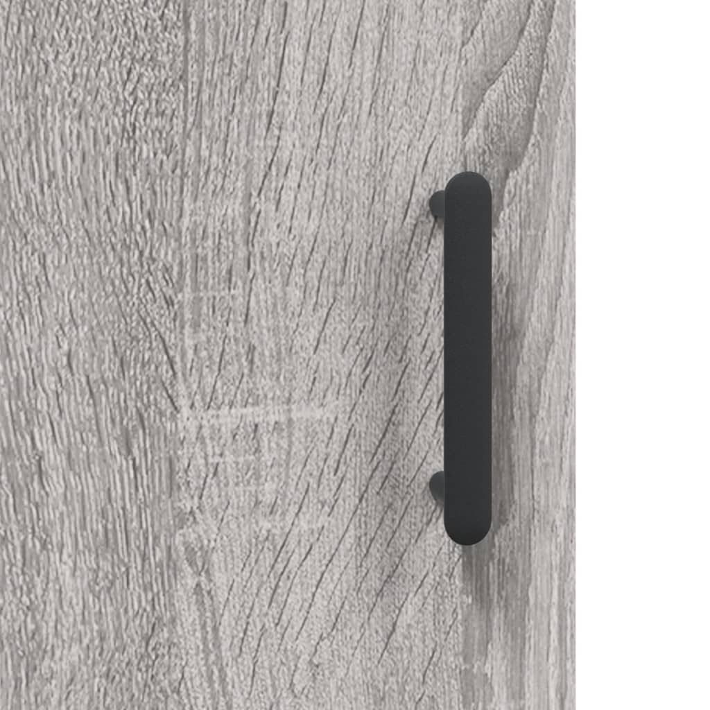 Armoire murale sonoma gris 69,5x34x90 cm bois d'ingénierie - XIOS