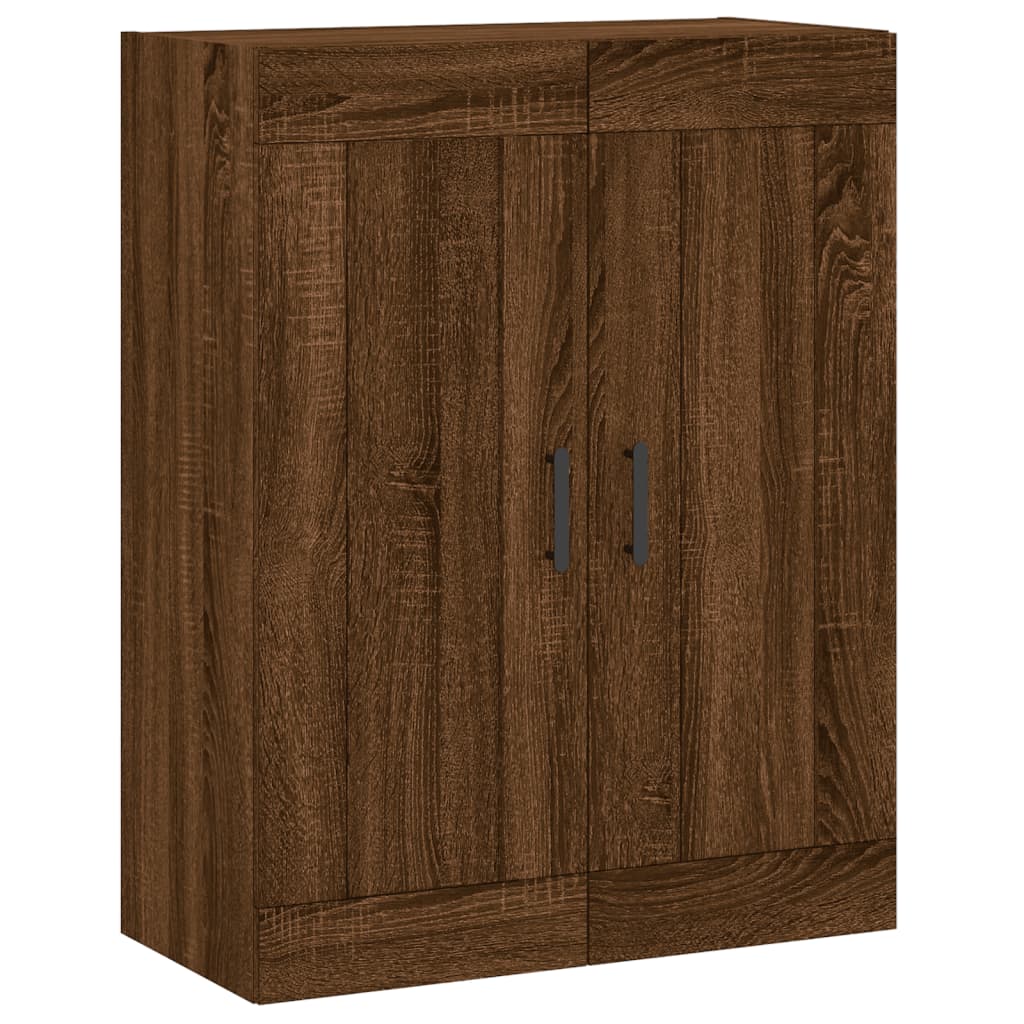 Armoire murale chêne marron 69,5x34x90 cm bois d'ingénierie - XIOS