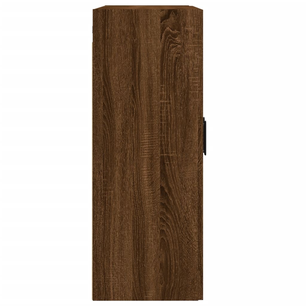 Armoire murale chêne marron 69,5x34x90 cm bois d'ingénierie - XIOS