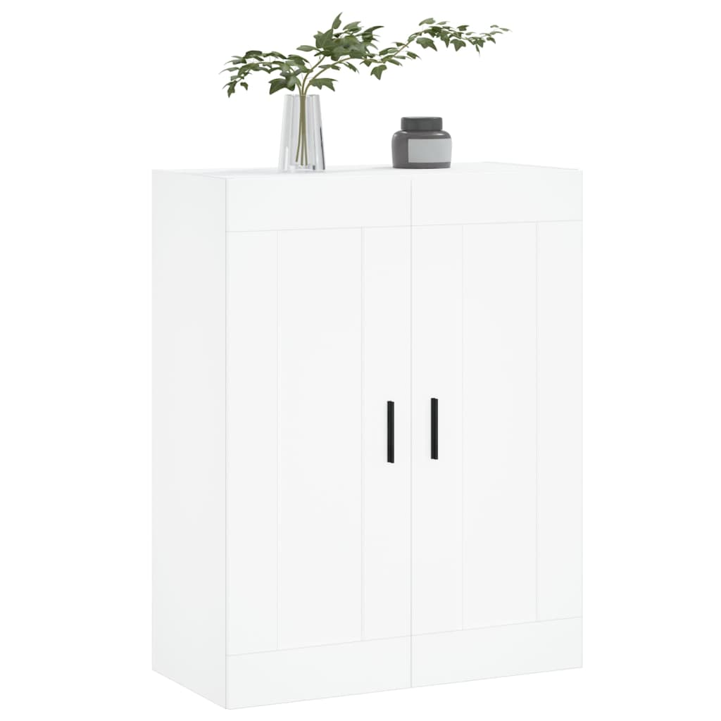 Armoire murale blanc 69,5x34x90 cm bois d'ingénierie - XIOS