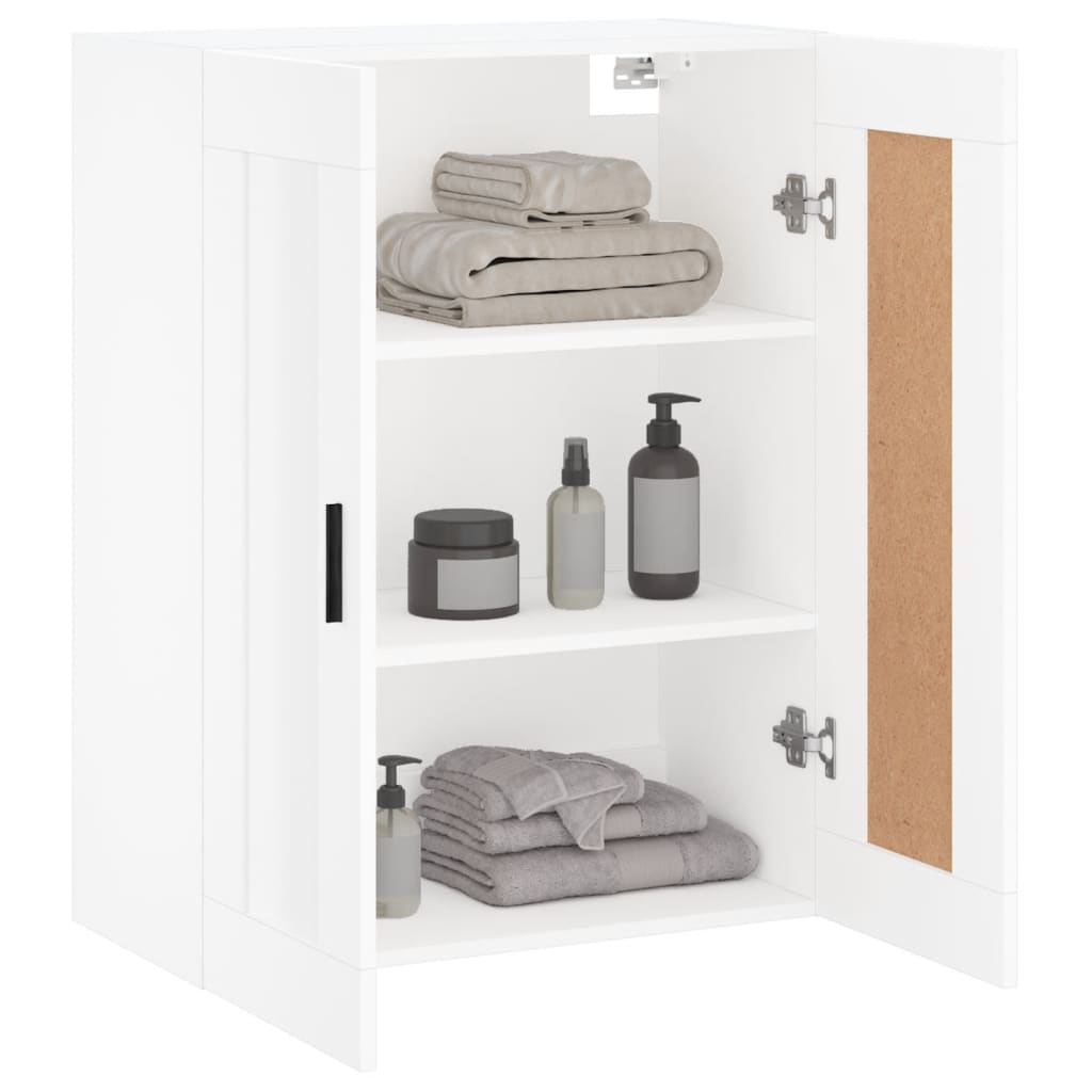 Armoire murale blanc 69,5x34x90 cm bois d'ingénierie - XIOS