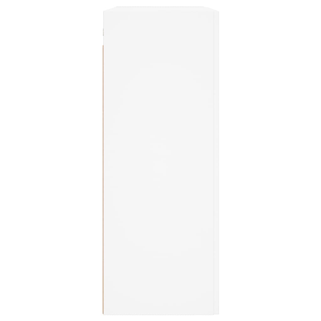 Armoire murale blanc 69,5x34x90 cm bois d'ingénierie - XIOS