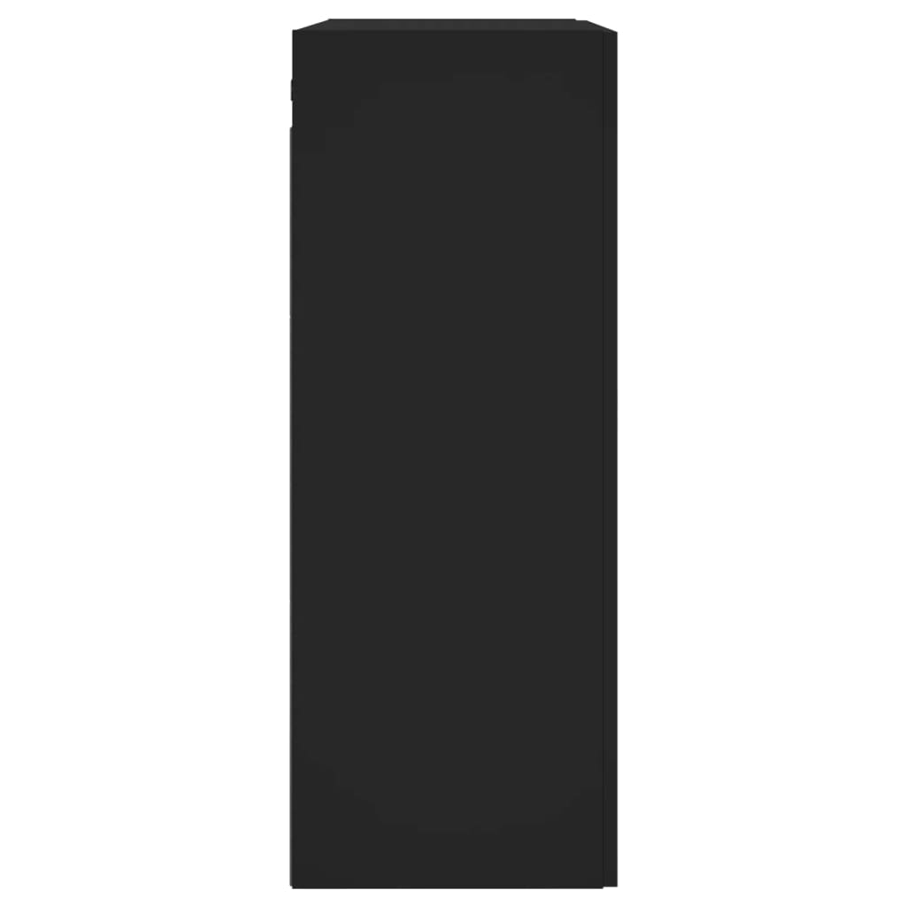 Armoire murale noir 69,5x34x90 cm bois d'ingénierie - XIOS
