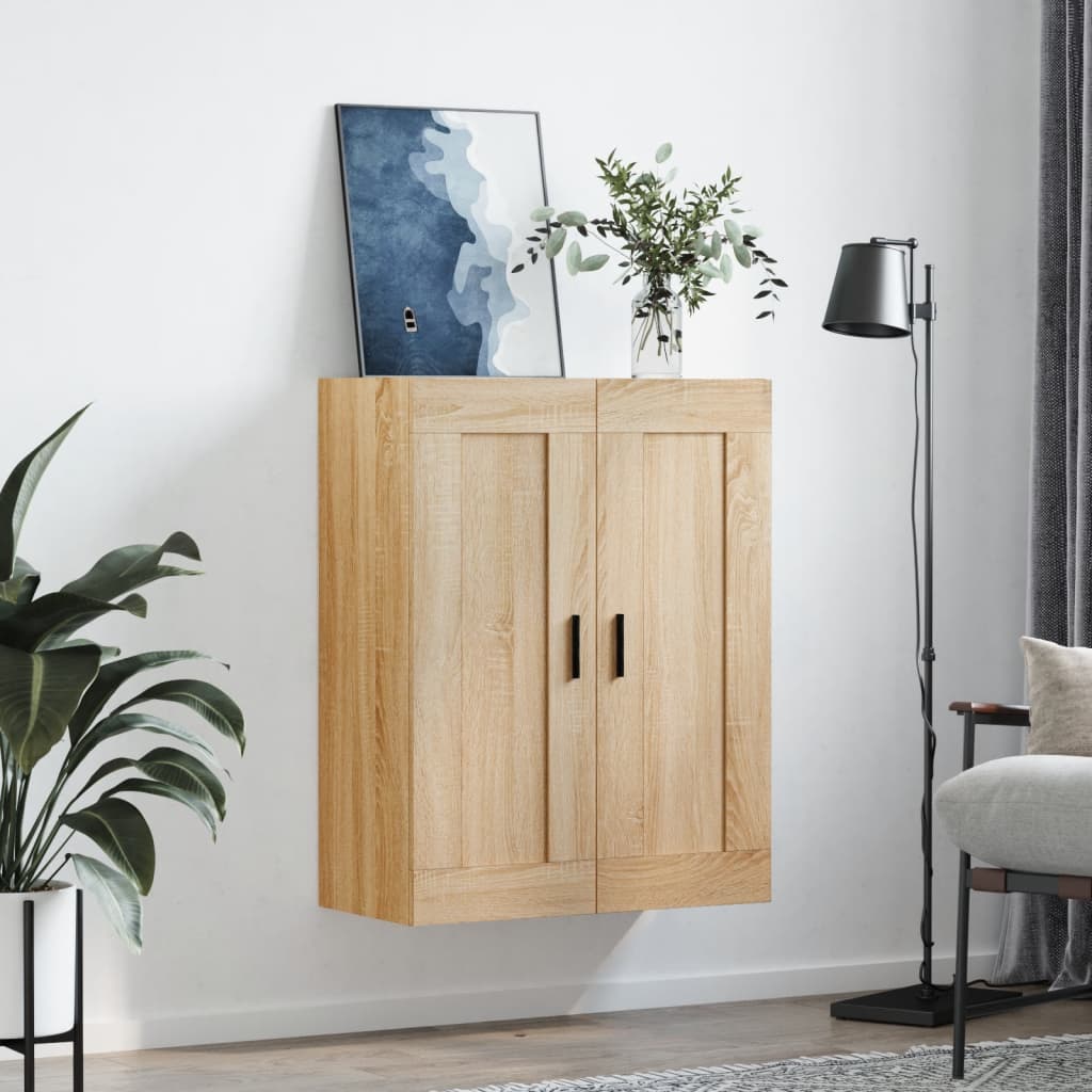 Armoire murale chêne sonoma 69,5x34x90 cm bois d'ingénierie - XIOS