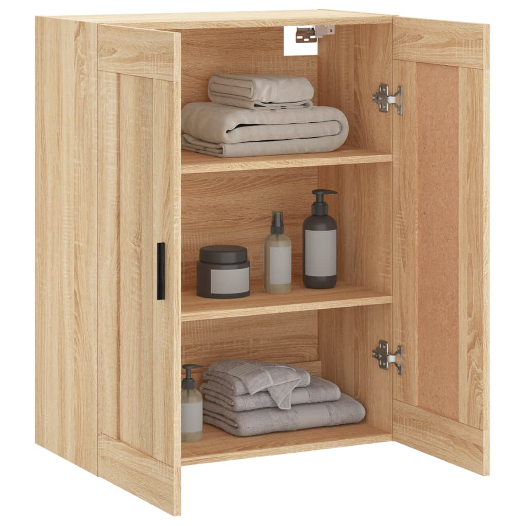 Armoire murale chêne sonoma 69,5x34x90 cm bois d'ingénierie - XIOS