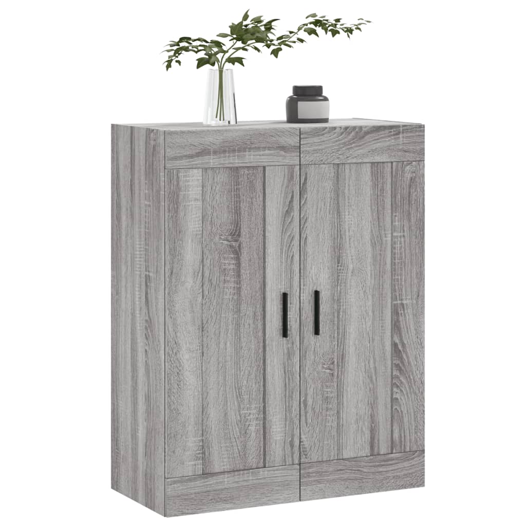 Armoire murale sonoma gris 69,5x34x90 cm bois d'ingénierie - XIOS