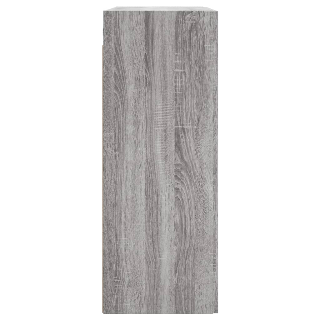 Armoire murale sonoma gris 69,5x34x90 cm bois d'ingénierie - XIOS