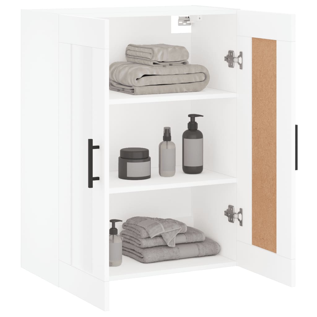 Armoire murale blanc 69,5x34x90 cm bois d'ingénierie - XIOS