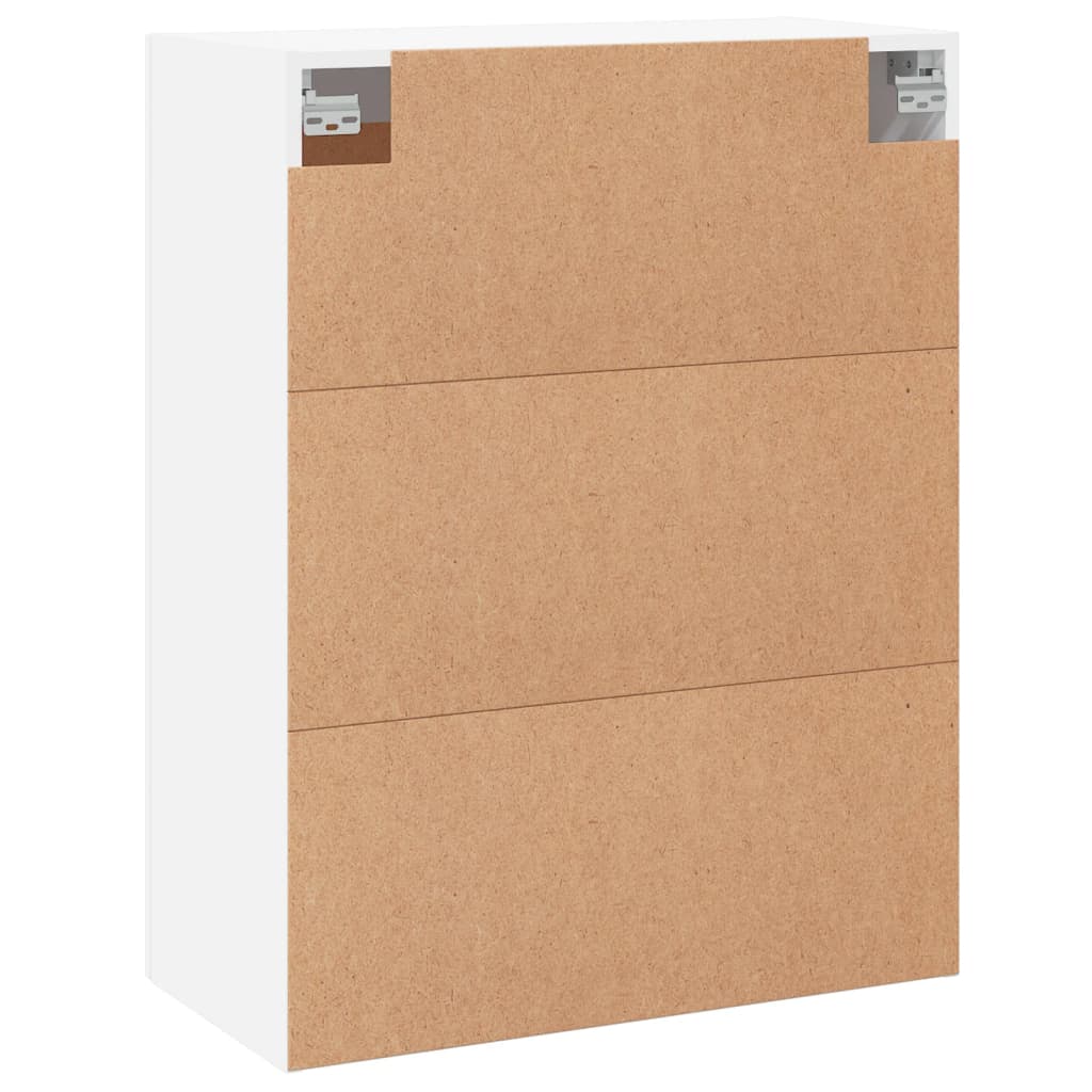 Armoire murale blanc 69,5x34x90 cm bois d'ingénierie - XIOS