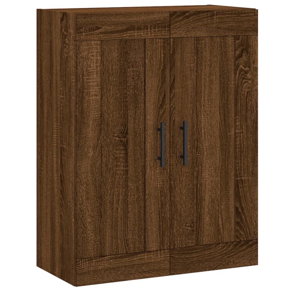 Armoire murale chêne marron 69,5x34x90 cm bois d'ingénierie - XIOS