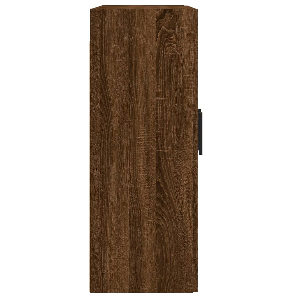 Armoire murale chêne marron 69,5x34x90 cm bois d'ingénierie - XIOS