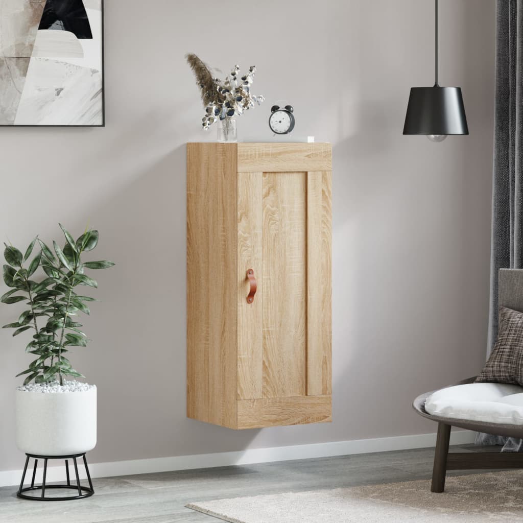 Armoire murale chêne sonoma 34,5x34x90 cm bois d'ingénierie - XIOS