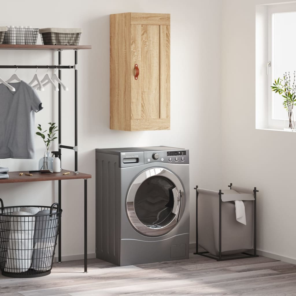 Armoire murale chêne sonoma 34,5x34x90 cm bois d'ingénierie - XIOS