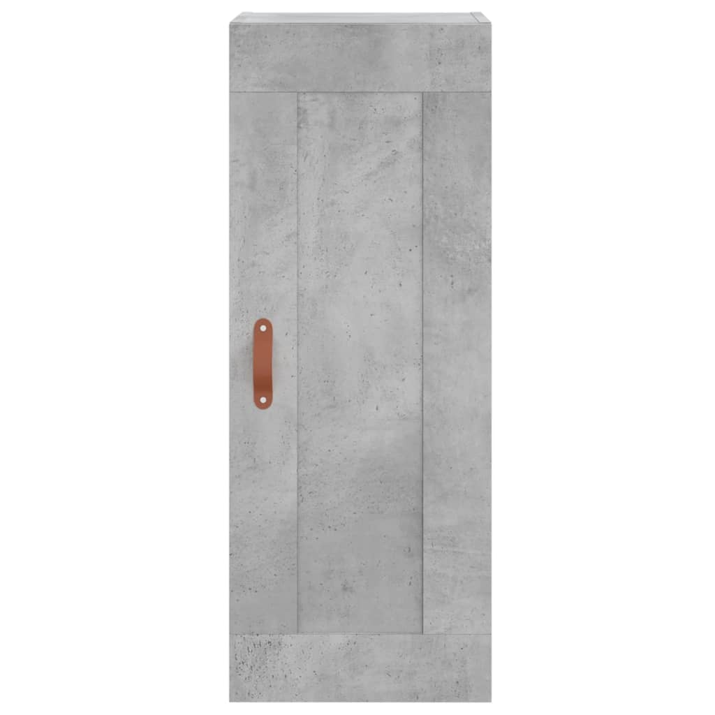 Armoire murale gris béton 34,5x34x90 cm bois d'ingénierie - XIOS