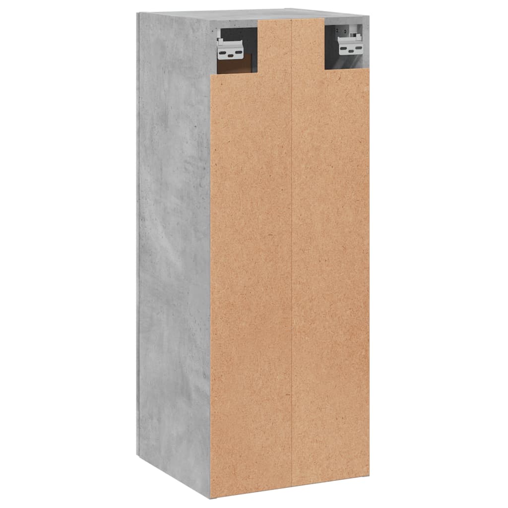 Armoire murale gris béton 34,5x34x90 cm bois d'ingénierie - XIOS