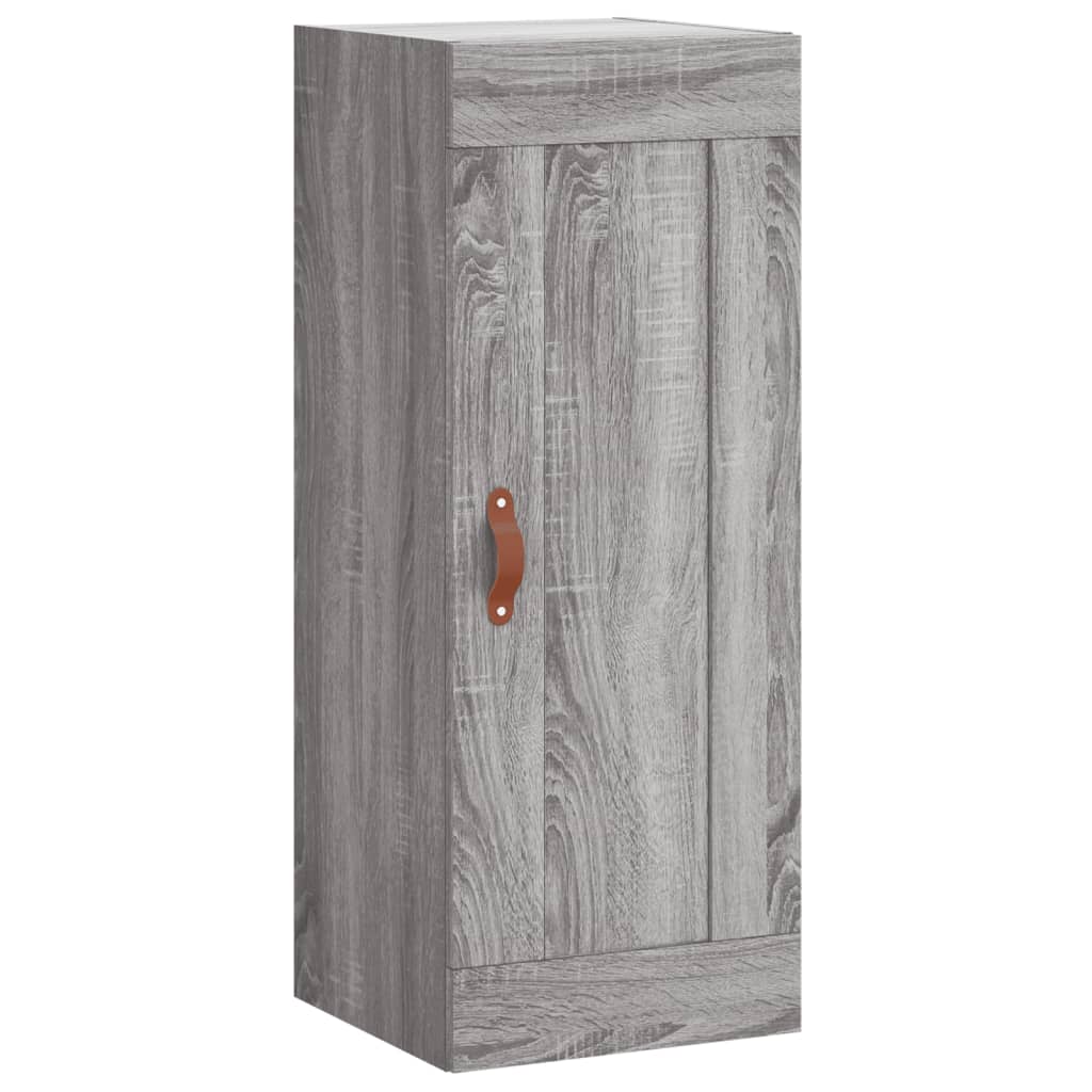 Armoire murale sonoma gris 34,5x34x90 cm bois d'ingénierie - XIOS