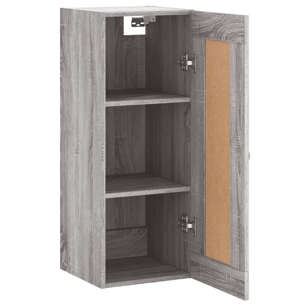 Armoire murale sonoma gris 34,5x34x90 cm bois d'ingénierie - XIOS