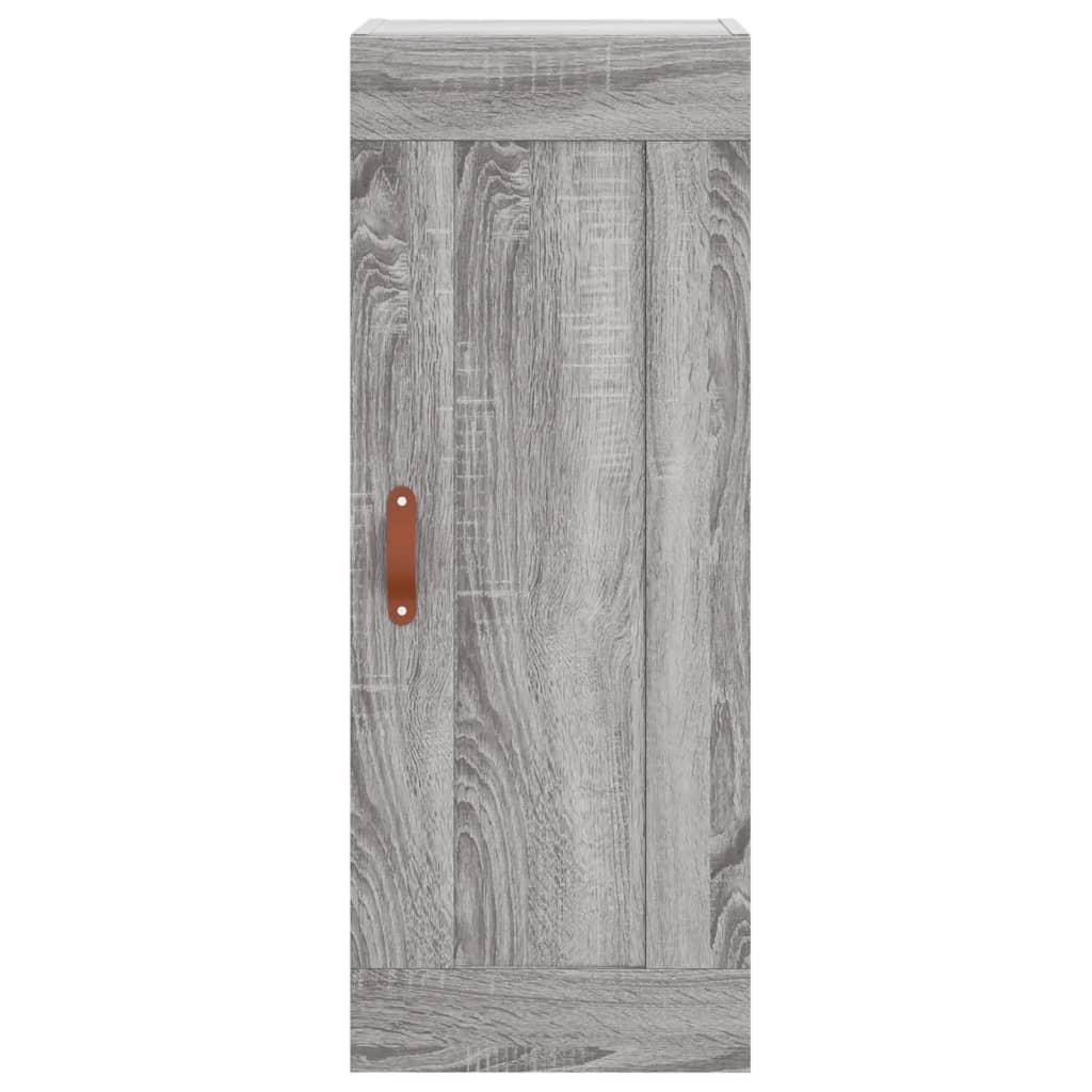 Armoire murale sonoma gris 34,5x34x90 cm bois d'ingénierie - XIOS