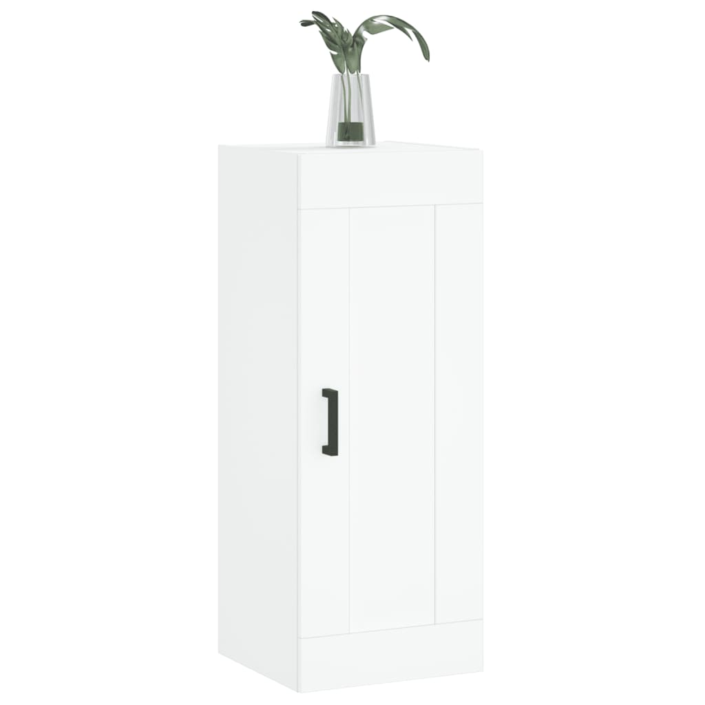 Armoire murale blanc 34,5x34x90 cm bois d'ingénierie - XIOS