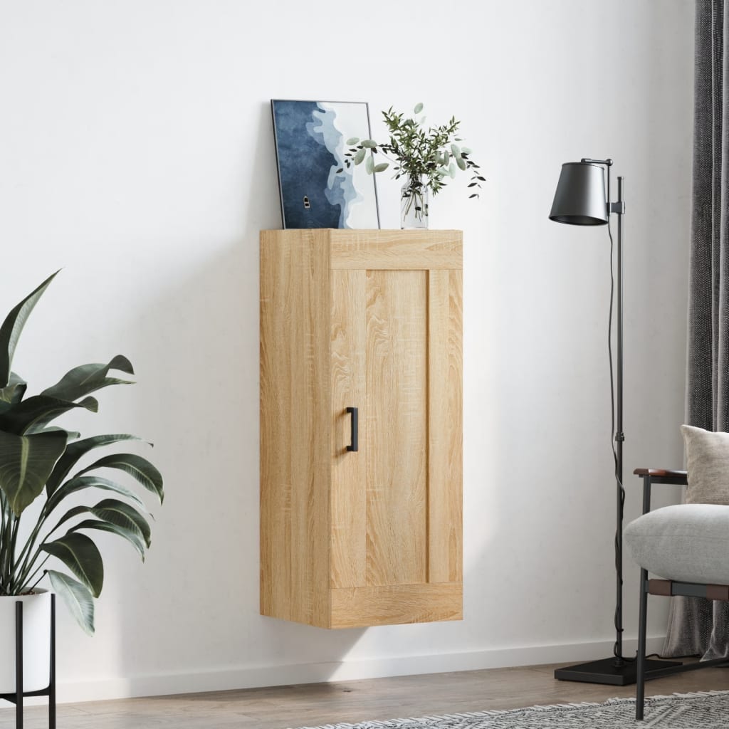 Armoire murale chêne sonoma 34,5x34x90 cm bois d'ingénierie - XIOS