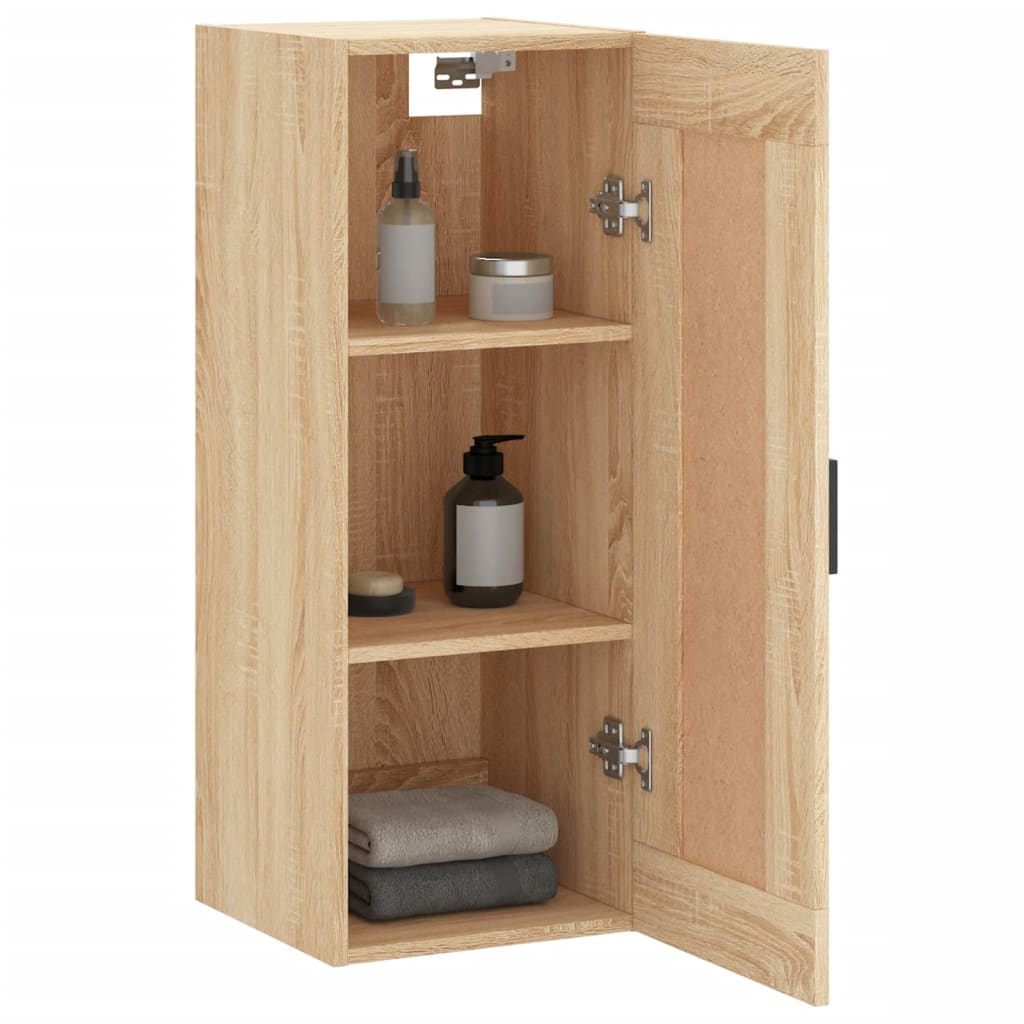 Armoire murale chêne sonoma 34,5x34x90 cm bois d'ingénierie - XIOS
