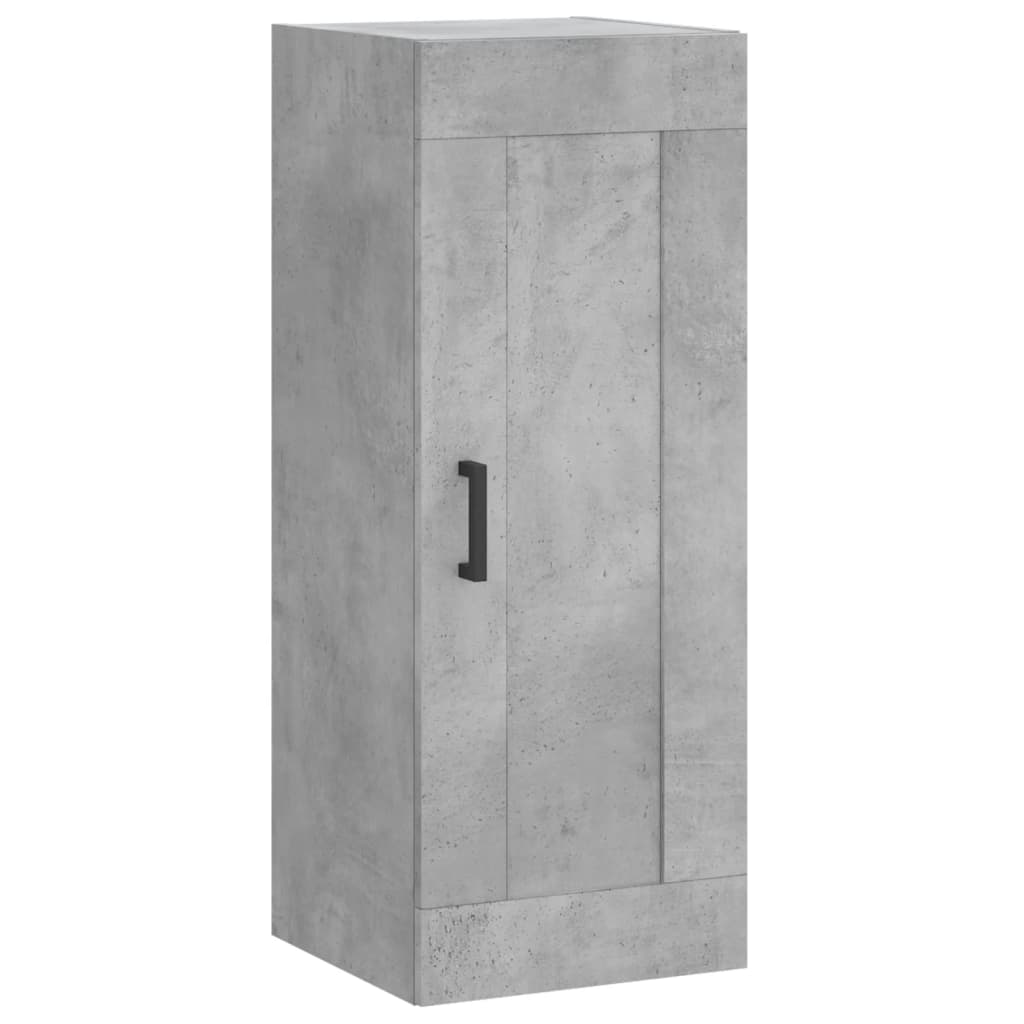 Armoire murale gris béton 34,5x34x90 cm bois d'ingénierie - XIOS