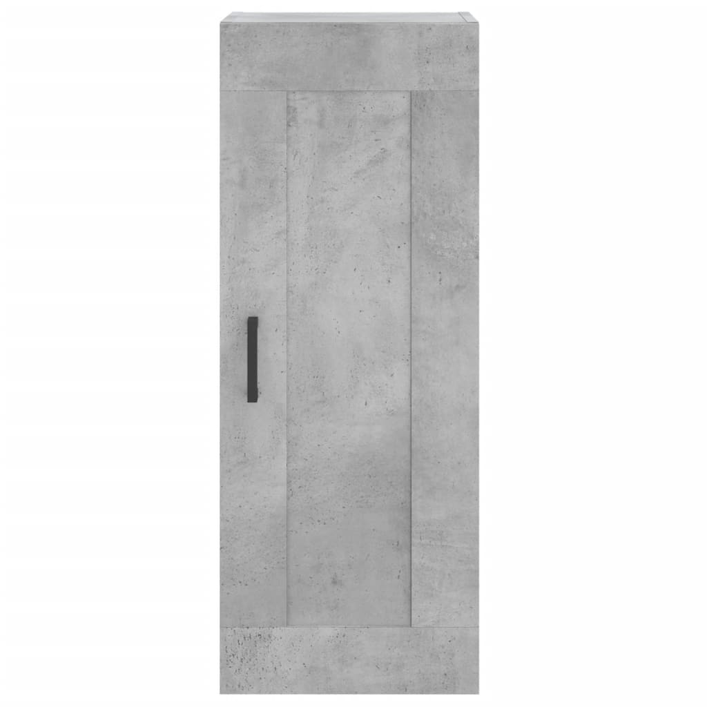 Armoire murale gris béton 34,5x34x90 cm bois d'ingénierie - XIOS