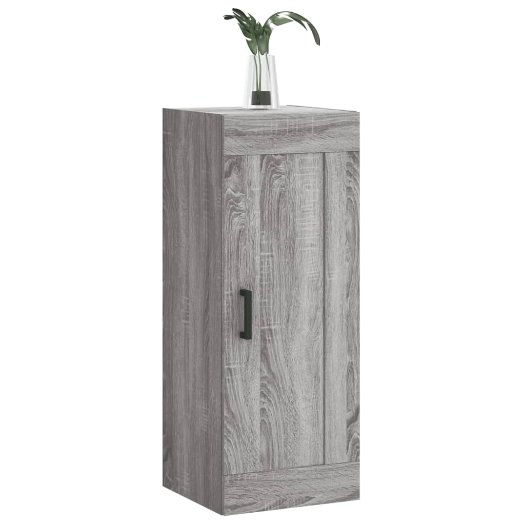 Armoire murale sonoma gris 34,5x34x90 cm bois d'ingénierie - XIOS