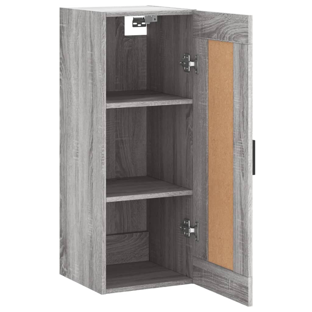 Armoire murale sonoma gris 34,5x34x90 cm bois d'ingénierie - XIOS