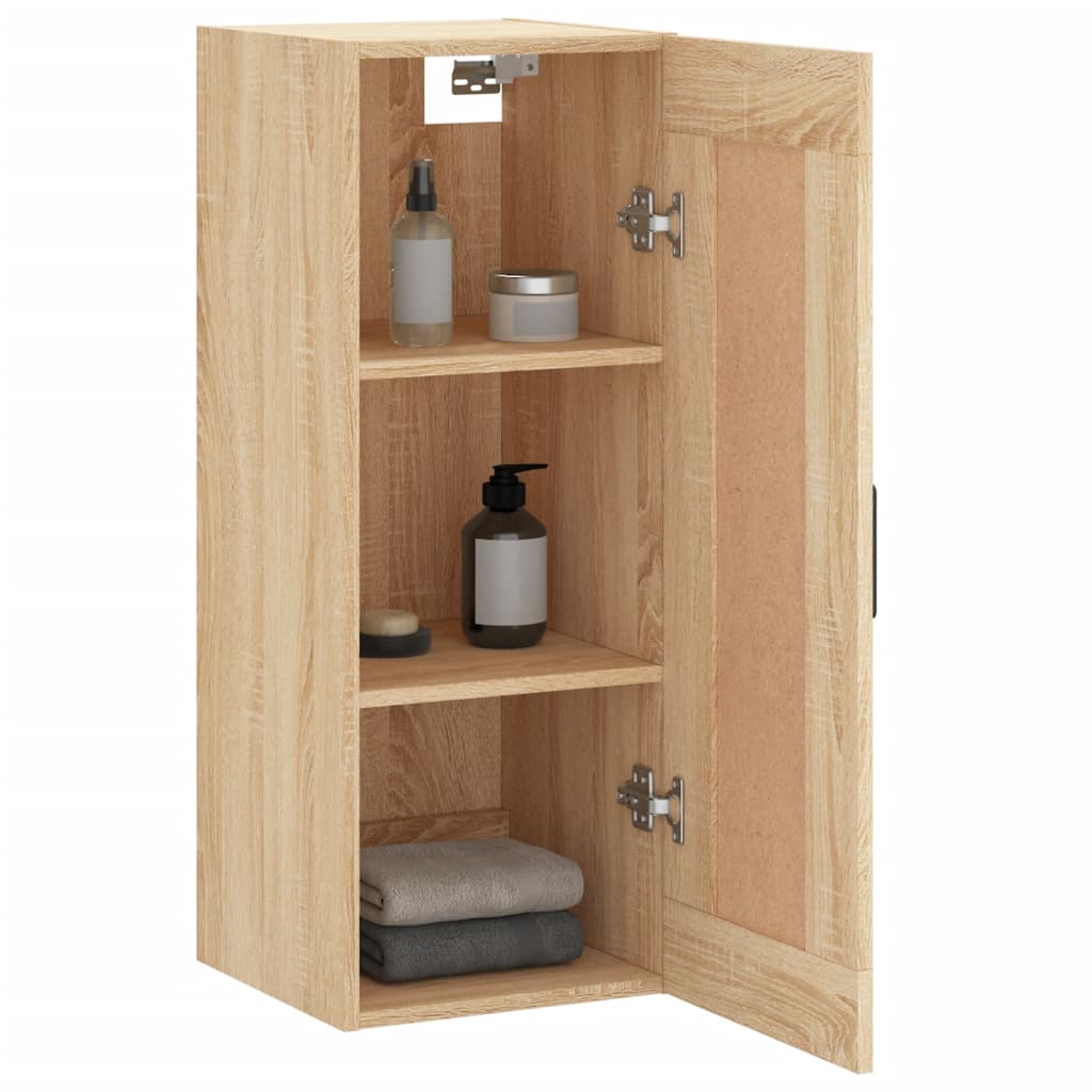 Armoire murale chêne sonoma 34,5x34x90 cm bois d'ingénierie - XIOS