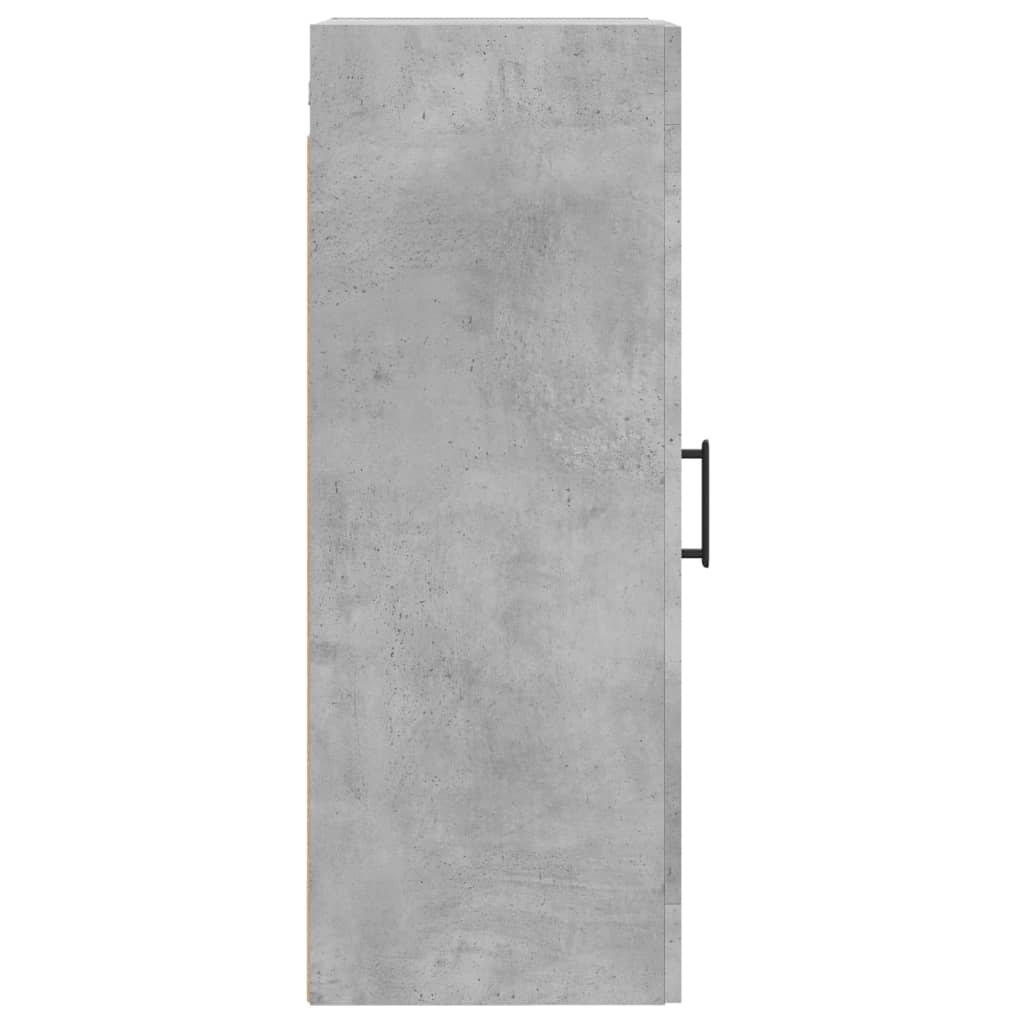 Armoire murale gris béton 34,5x34x90 cm bois d'ingénierie - XIOS