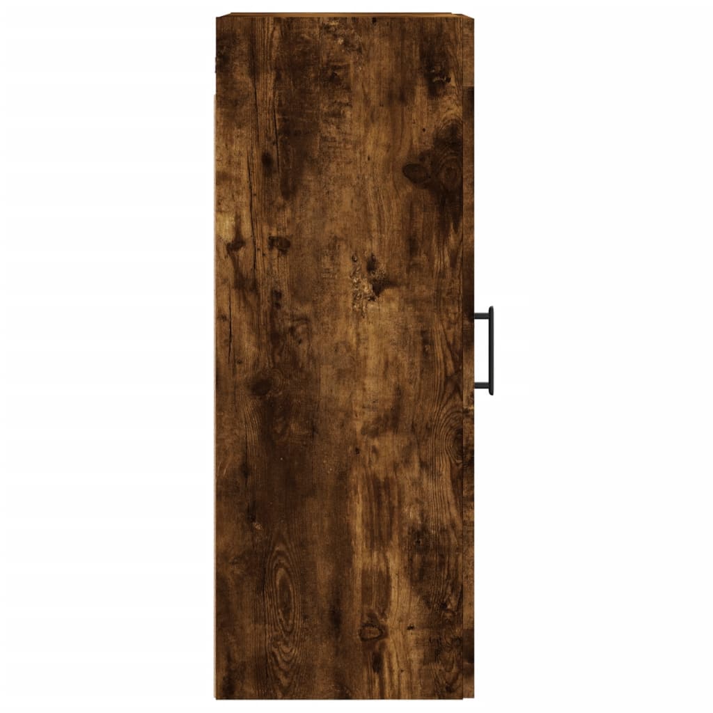 Armoire murale chêne fumé 34,5x34x90 cm bois d'ingénierie - XIOS