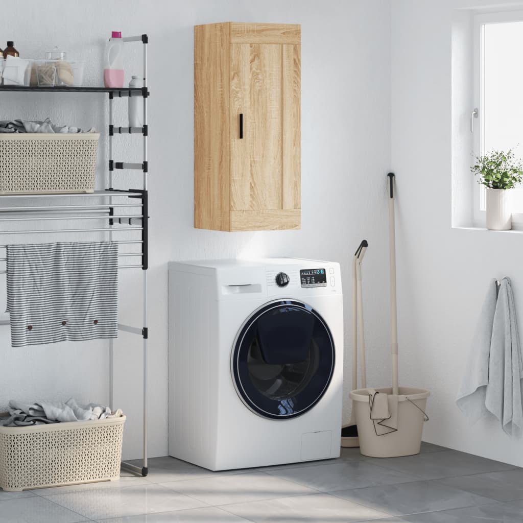 Armoire murale chêne sonoma 34,5x34x90 cm bois d'ingénierie - XIOS