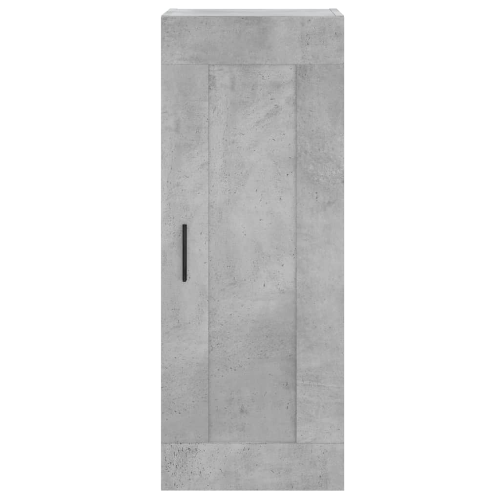 Armoire murale gris béton 34,5x34x90 cm bois d'ingénierie - XIOS