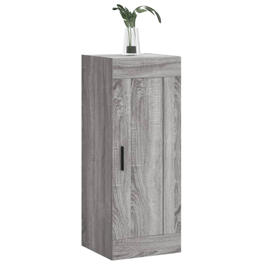 Armoire murale sonoma gris 34,5x34x90 cm bois d'ingénierie - XIOS