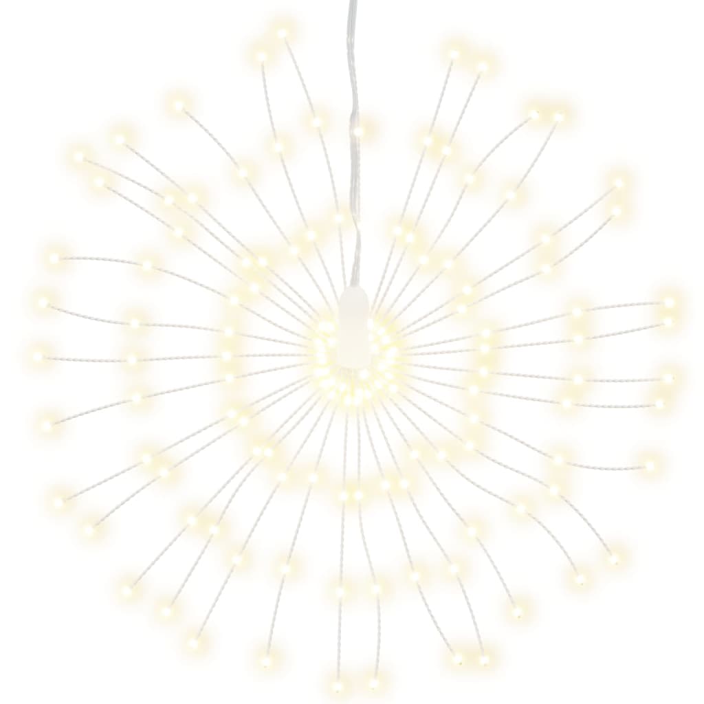 Étoile rayonnante de Noël 140 LED 8 pcs blanc chaud 17 cm - XIOS