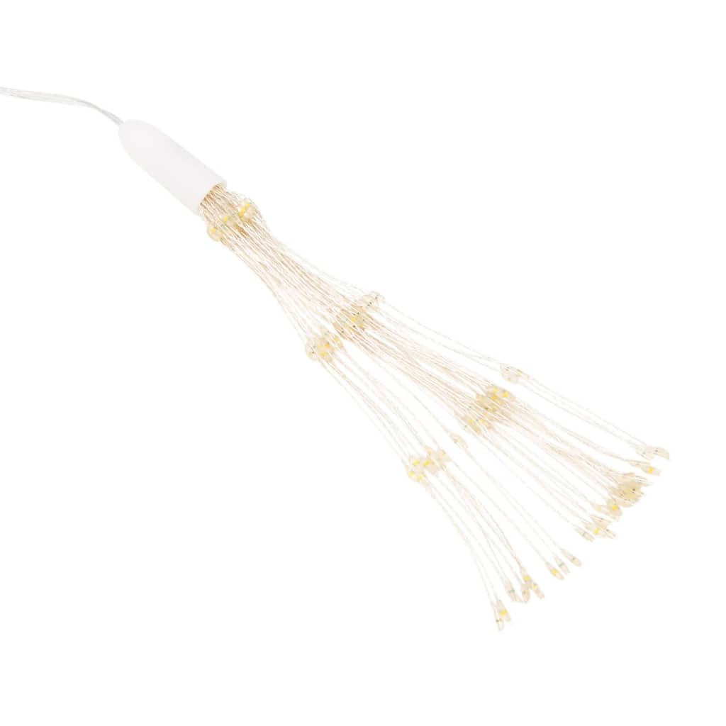 Étoile rayonnante de Noël 140 LED 8 pcs blanc chaud 17 cm - XIOS