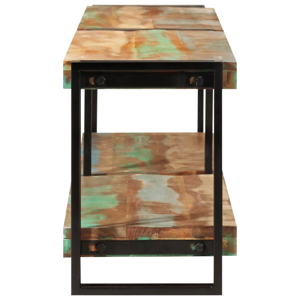 Meuble TV 180x30x40 cm bois massif de récupération - XIOS