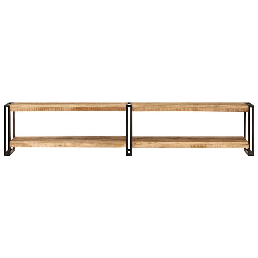 Meuble TV 200x30x40 cm bois massif de manguier - XIOS
