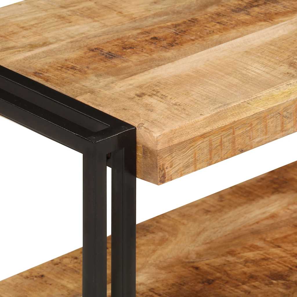 Meuble TV 200x30x40 cm bois massif de manguier - XIOS