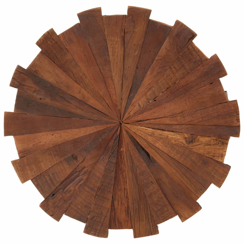 Tables basses 2 pcs bois massif récupéré et fer - XIOS