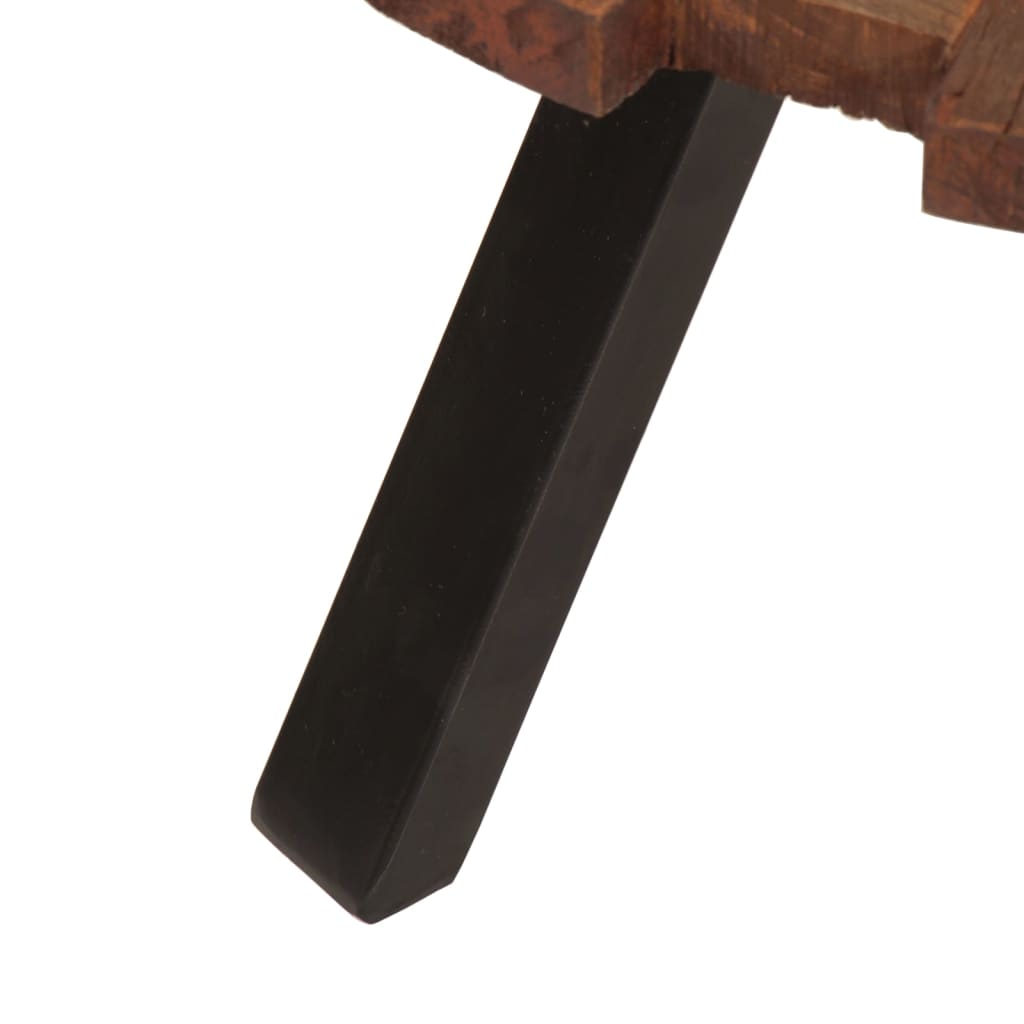 Tables basses 2 pcs bois massif récupéré et fer - XIOS