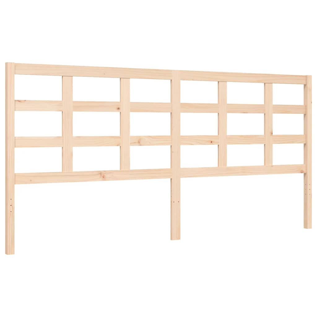 Cadre de lit sans matelas 200x200 cm bois massif de pin - XIOS