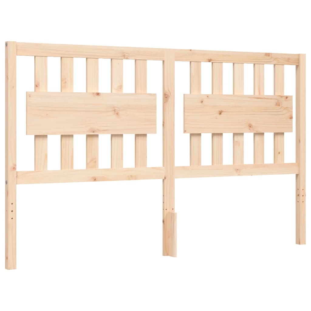 Cadre de lit sans matelas 160x200 cm bois massif de pin - XIOS