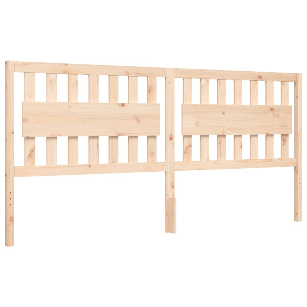Cadre de lit sans matelas 200x200 cm bois massif de pin - XIOS