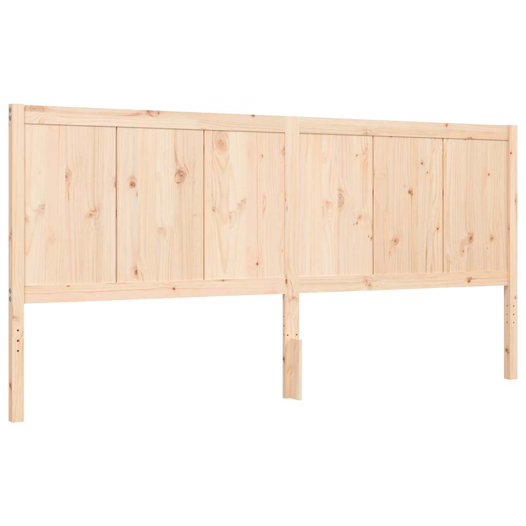 Cadre de lit sans matelas 200x200 cm bois massif de pin - XIOS