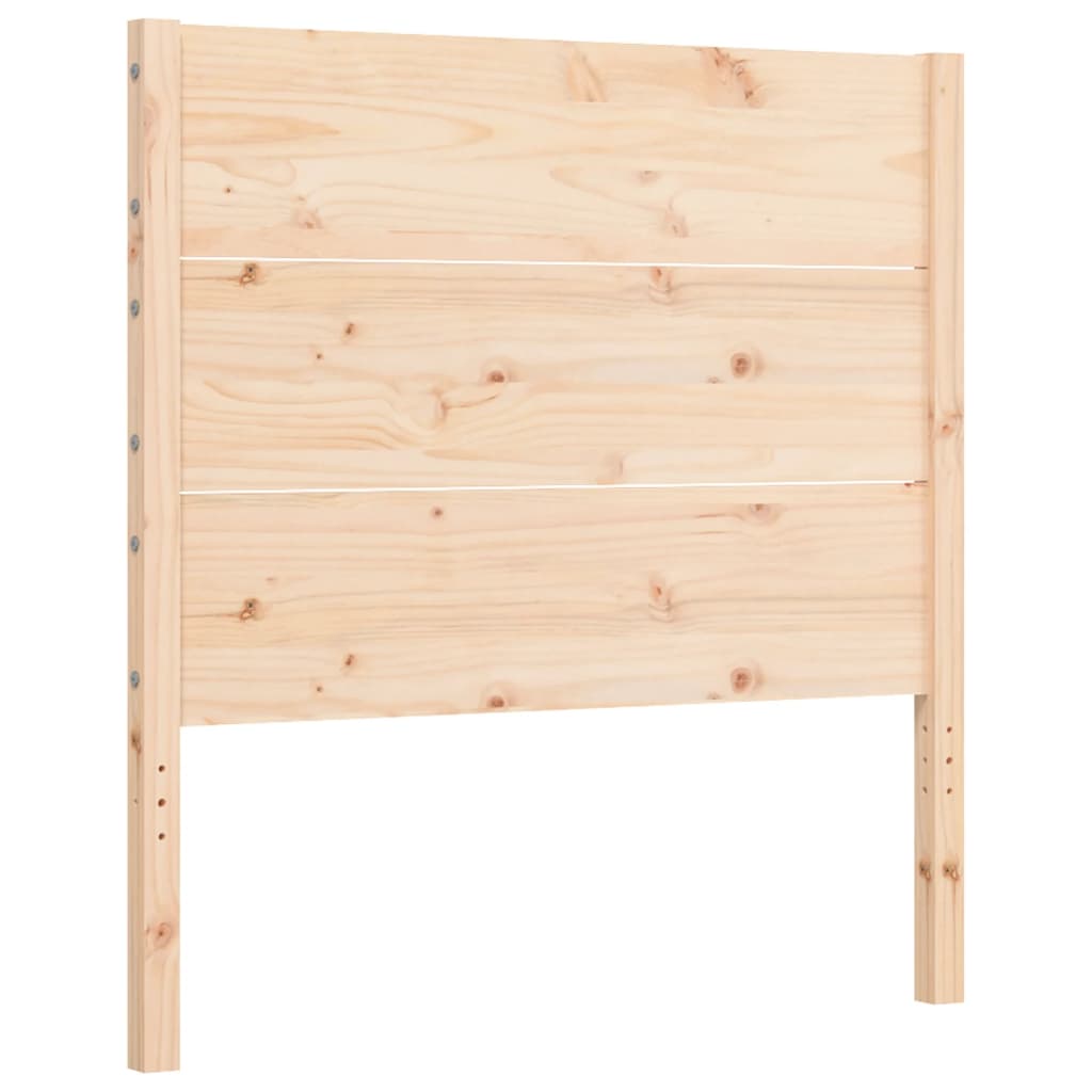 Cadre de lit sans matelas 90x200 cm bois de pin massif - XIOS